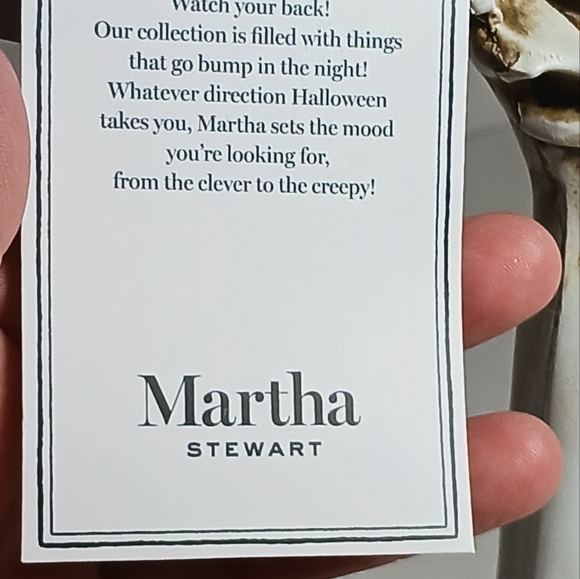 Martha Stewart Halloween Skull Gothic Candelabra 3 Arm Taper Candle Holder - Picture 11 of 15